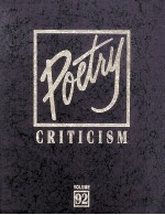 Poetry Criticism Volume 92