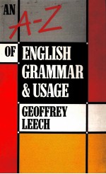 AN A-Z OF ENGLISH GRAMMAR AND USAGE