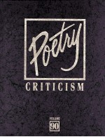 Poetry Criticism Volume 90