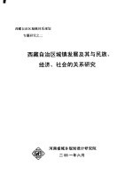 西藏自治区城镇发展及其与民族、经济、社会的关系研究