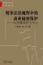 刑事法治视野中的商业秘密保护 以刑事保护为中心