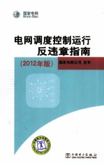 电网调度控制运行反违章指南 2012年版