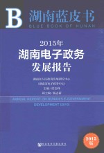 2015年湖南电子政务发展报告  2015  2015年版