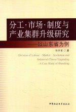 分工·市场·制度与产业集群升级研究 以山东省为例