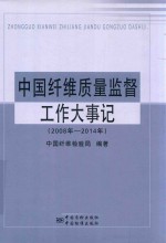 中国纤维质量监督工作大事记 2008年-2014年