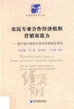 农民专业合作经济组织营销渠道力 基于纵向组织关系的西部地区的研究