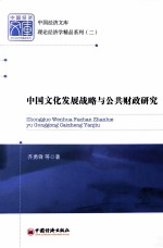 中国文化发展战略与公共财政研究