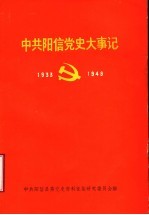 中共阳信党史大事记 1933年5月-1949年10月