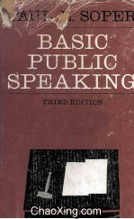 Basic Public Speaking Third Edition