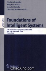 Lecture Notes in Artificial Intelligence 4203 Foundations of Intelligent Systems 16th International