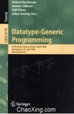 Lecture Notes in Computer Science 4719 Datatype-Generic Programming International Spring School