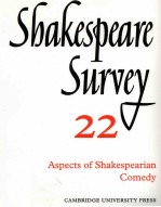 Shakespeare Survey AN ANNUAL SURVEY OF SHAKESPEARIAN STUDY and PRODUCTION 22 Aspects of Shakespearia