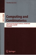 Lecture Notes in Computer Science 4598 Computing and Combinatorics 13th Annual International Confere