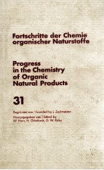 FORTSCHRITTE DER CHEMIE ORGANISCHER NATURSTOFFE PROGRESS IN THE CHEMISTRY OF ORGANIC NATURAL PRODUC