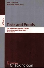 Lecture Notes in Computer Science 4454 Tests and Proofs First International Conference