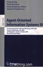 Lecture Notes in Artificial Intelligence 3529 Agent-Oriented Information Systems III 7th Internation