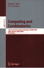 Lecture Notes in Computer Science 4112 Computing and Combinatorics 12th Annual International Confere