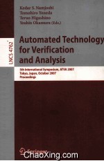 Lecture Notes in Computer Science 4762 Automated Technology for Verification and Analysis 5th Intern