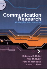 Communication Research Strategies and Sources Seventh Edition