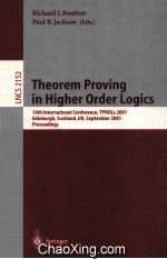 Lecture Notes in Computer Science 2152 Theorem Proving on Higher Order Logics 14th International Con