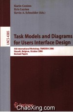 Lecture Notes in Computer Science 4385 Task Models and Diagranms for Users Interface Design 5th Inte