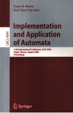 Lecture Notes in Computer Science 4094 Implementation and Application of Automata 11th International