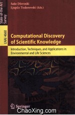 Lecture Notes in Artificial Intrlligence 4660 Computational Discovery of Scientific Knowledge Introd