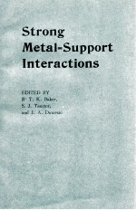 STRONG METAL=SUPPORT INTERACTIONS ACS SYMPOSIUM SERIES