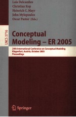 Lecture Notes in Computer Science 3716 Conceptual Modeling-ER 2005 24th International Conference on