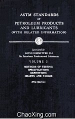 ASTM Standards on Petroleum Products and Lubricants With Related Information Volume II Methods of Te