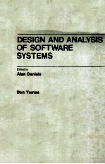 Disign and Analysis of Software Systems