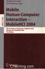 Lecture Notes in Computer Science 3160 Mobile Human-Computer Interaction-MobileHCI 2004 6th Internat