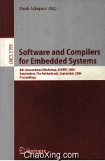 Lecture Notes in Computer Science 3199 Software and Compilers for Embedded Systems 8th International