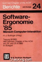 Software-Ergonomie'85 Mensch-Computer-Interaktion