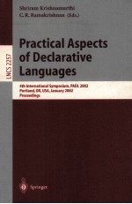 Lecture Notes in Computer Science 2257 Practical Aspects Of Declarative Languages 4th International