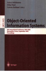 Lecture Notes in Computer Science 2425 Object-Oriented Information Systems 8th International Confere