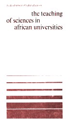 The Teaching of Sciences in African Universities