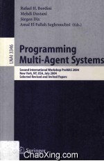 Lecture Notes in Artificial Intelligence 3346 Programming Multi-Agent Systems Second International W