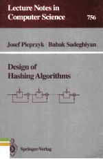 Lecture Notes in Computer Science 756 Design of Hashing Algorithms