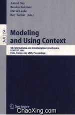 Lecture Notes in Artificial Intelligence 3554 Modeling and Using Context 5th International and Inter