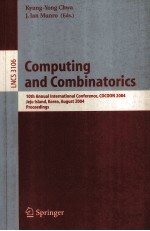 Lecture Notes in Computer Science 3106 Computing and Combinatorics 10th Annual International Confere