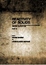 REACTIVITY OF SOLIDS PART B