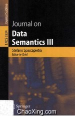 Lecture Notes in Computer Science 3534 Journal on Data Semantics III