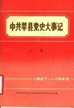 中共莘县党史大事记 上编 1927-1949