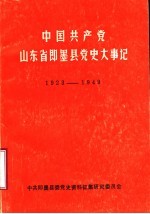 中国共产党山东省即墨县党史大事记 1923-1949