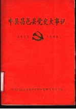 中共昌邑县党史大事记 1925-1949