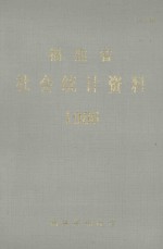 福建省 社会统计资料 1986