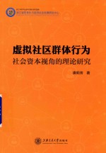 虚拟社区群体行为社会资本视角的理论研究