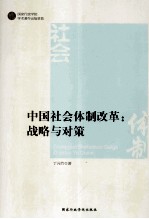 中国社会体制改革战略与对策