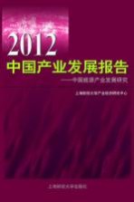 2012中国产业发展报告